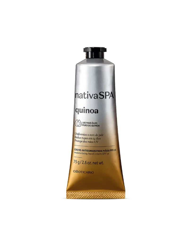 Crème mains anti-âge SPF 15 Quinoa, Oboticario