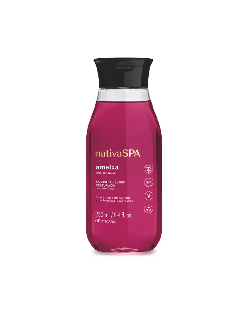 Savon liquide parfumé Ameixa, Oboticario