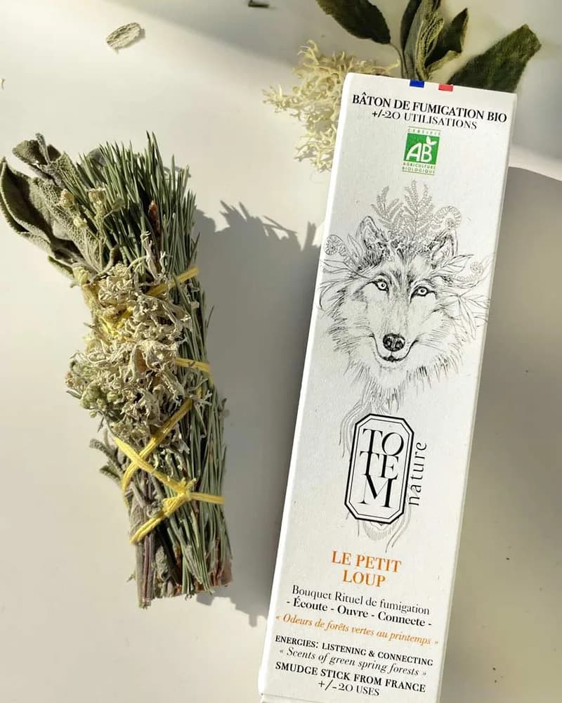 Bouquet de fumigation Loup, Totem Nature