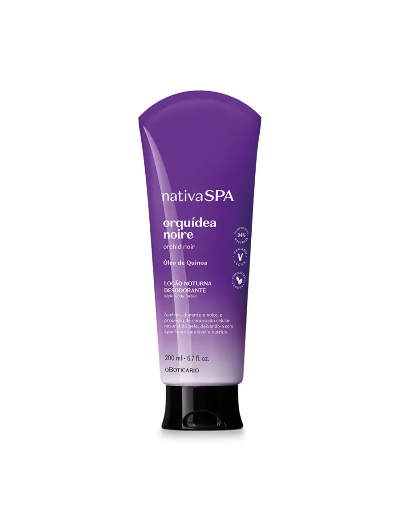 Lait de nuit corporel Orquídea Noire, Oboticario