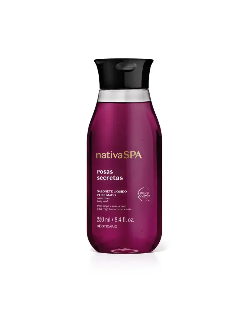 Savon liquide parfumé Rosas Secretas, Oboticario